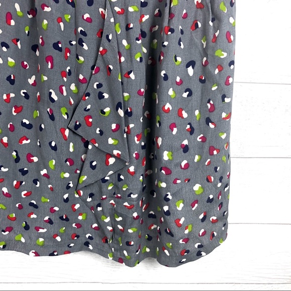 COOPERATIVE Gray Animal Print Strapless Dress - Picture 4 of 8